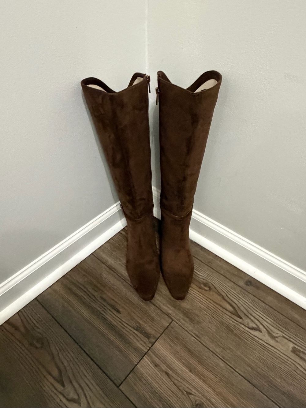 Giani Bernini Brown Suede Over-The-Knee Boots Size 8.5 - Picture 2 of 12